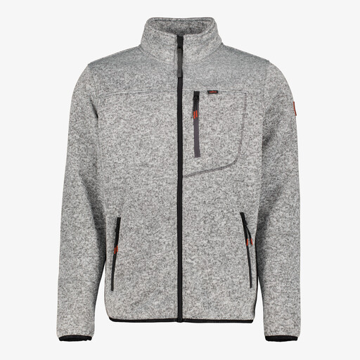 Gevoerd heren outdoor vest grijs