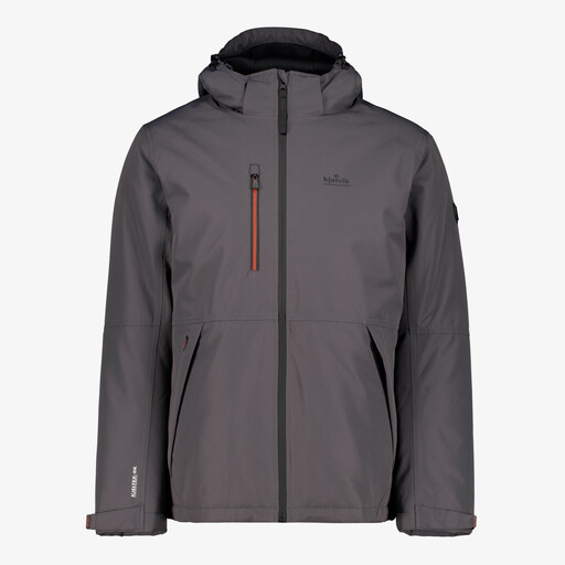 Kjevik waterafstotende heren outdoor jas grijs