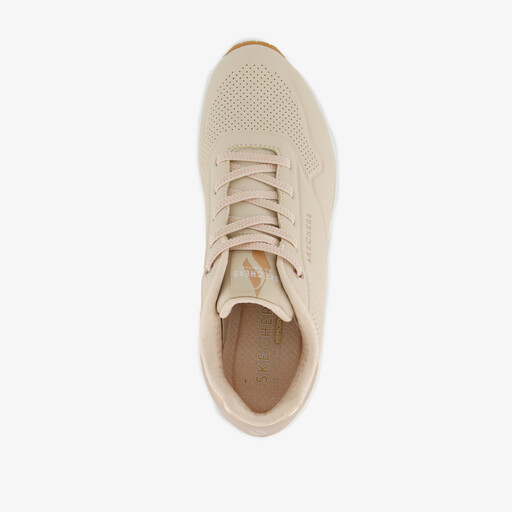 Uno Shimmer Away dames sneakers beige