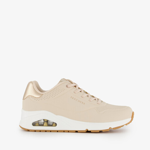 Uno Shimmer Away dames sneakers beige