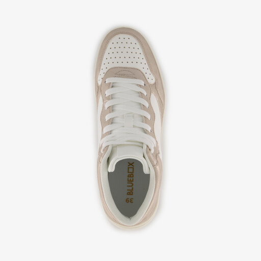 Hoge dames sneakers goud wit