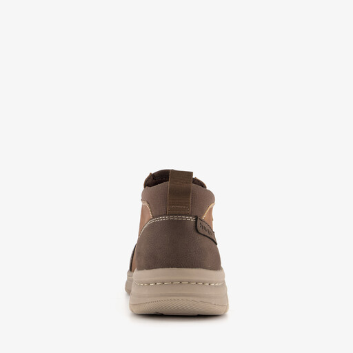 Hoge heren sneakers cognac