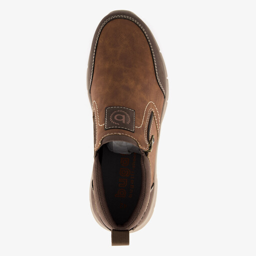 Hoge heren sneakers cognac