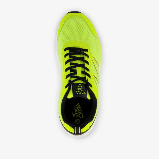 Heren hardloopschoenen geel zwart