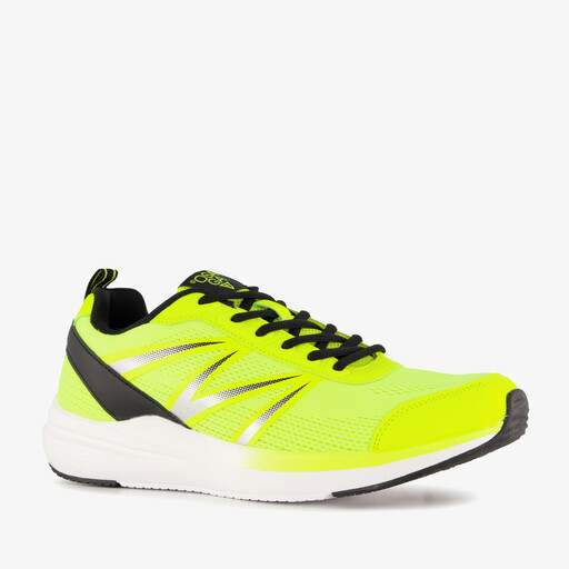 Heren hardloopschoenen geel zwart