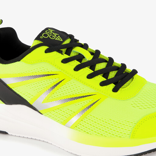 Heren hardloopschoenen geel zwart