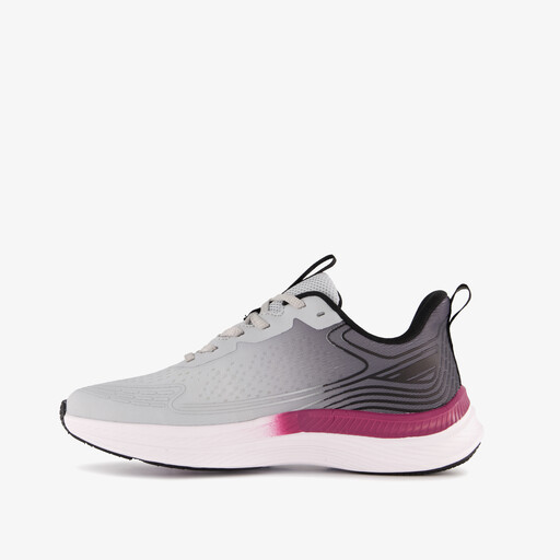Dames fitnessschoenen grijs roze