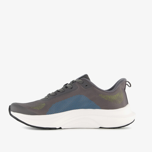 Heren fitnessschoenen grijs blauw