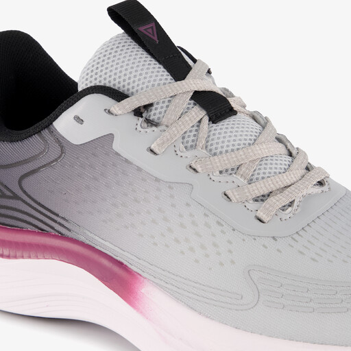 Dames fitnessschoenen grijs roze