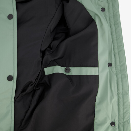 Gewatteerde dames winterjas groen