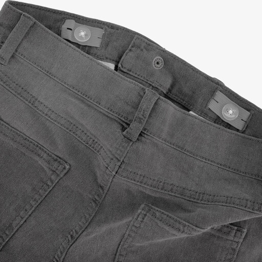 Jongens jeans met wijde pijpen grijs