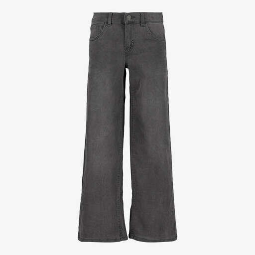 Name It meisjes wide leg jeans grijs