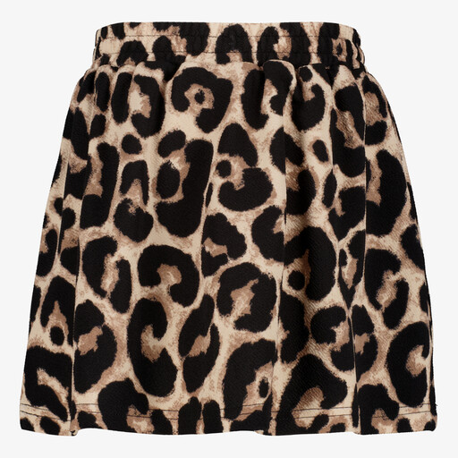 Meisjes rok met luipaardprint