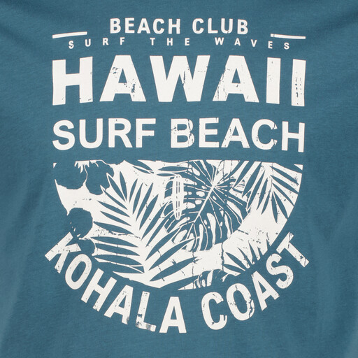 Heren T-shirt met tekstopdruk groen