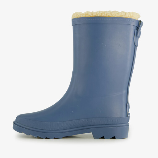 Gevoerde kinder regenlaarzen blauw