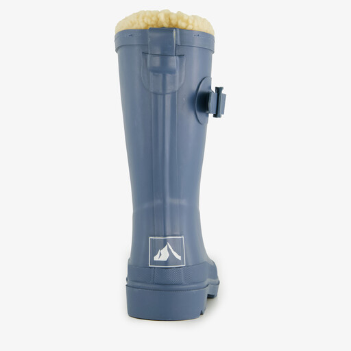 Gevoerde kinder regenlaarzen blauw