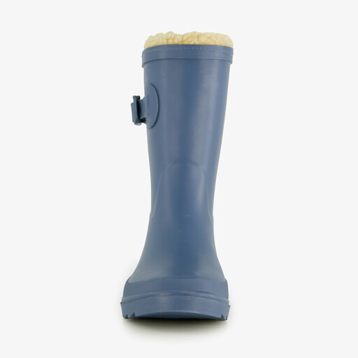 Gevoerde kinder regenlaarzen blauw