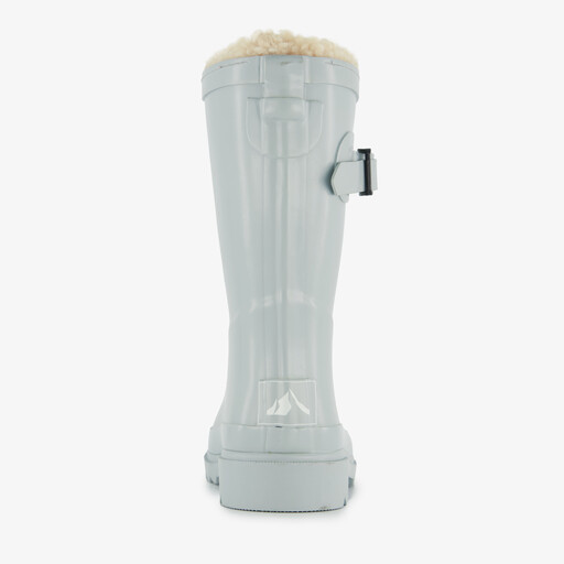 Gevoerde kinder regenlaarzen grijsgroen