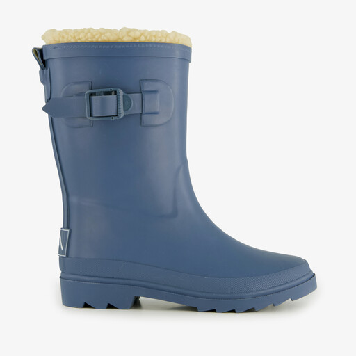 Gevoerde kinder regenlaarzen blauw