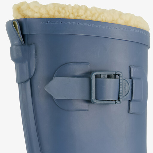 Gevoerde kinder regenlaarzen blauw
