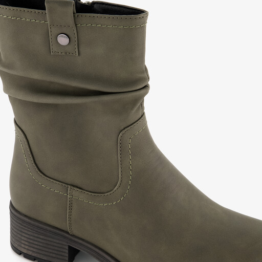 Dames enkellaarsjes groen