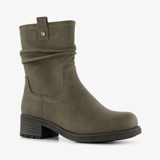 Dames enkellaarsjes groen