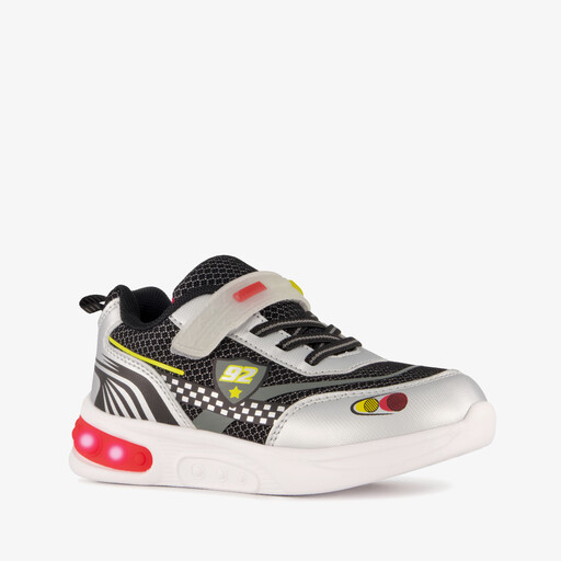 Jongens sneakers met lichtjes grijs