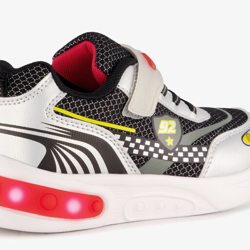 Jongens sneakers met lichtjes grijs