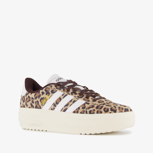 VL Court Bold dames sneakers met panterprint