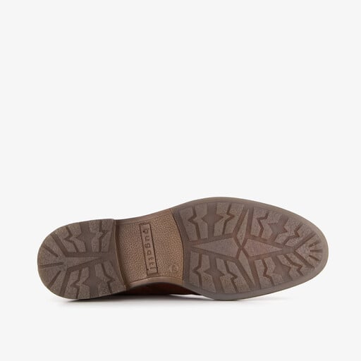 Leren heren veterschoenen cognac