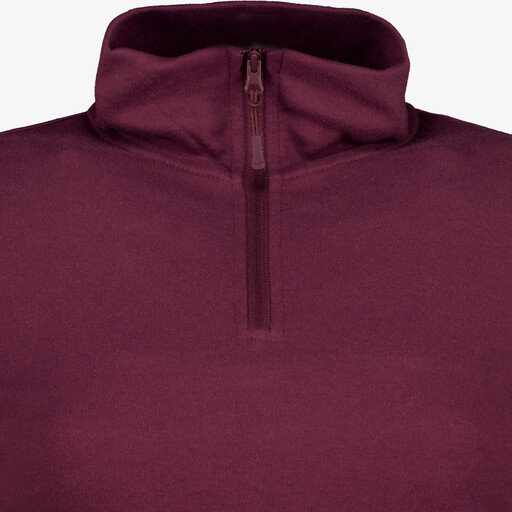 Dames skipully met rits rood