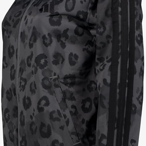 3S TR AOP dames trainingspak zwart grijs