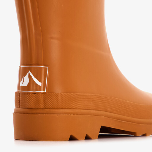 Gevoerde kinder regenlaarzen terracotta bruin