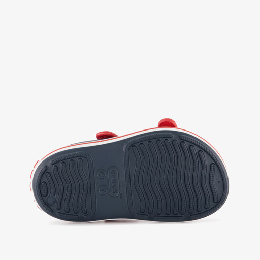 Crocband Cruiser kinder sandalen blauw rood