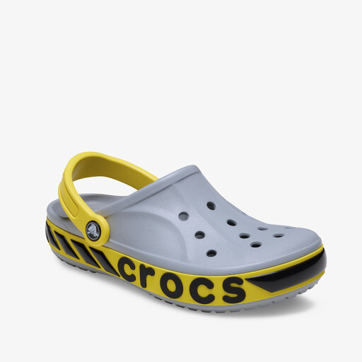 ™ Bayaband Racer Band Clogs kinder klompen grijs geel