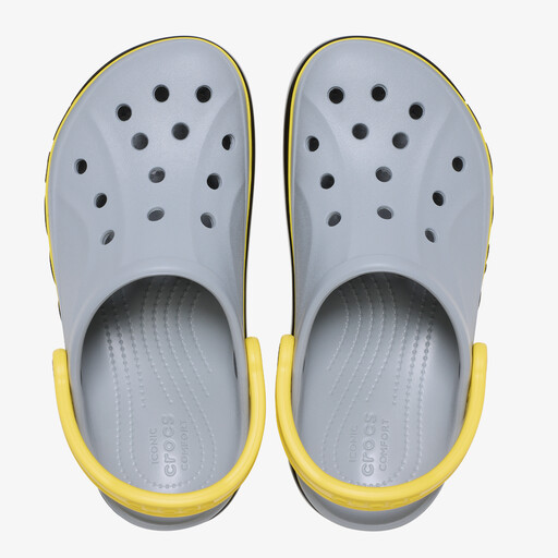 ™ Bayaband Racer Band Clogs kinder klompen grijs geel
