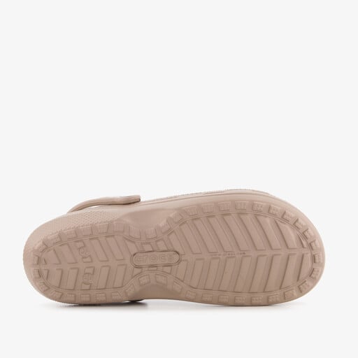 Classic Fuzz Lined Clog klompen taupe