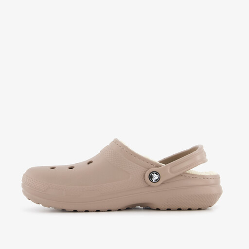 Classic Fuzz Lined Clog klompen taupe