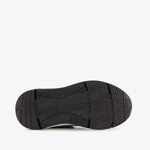 Hoge jongens sneakers zwart grijs