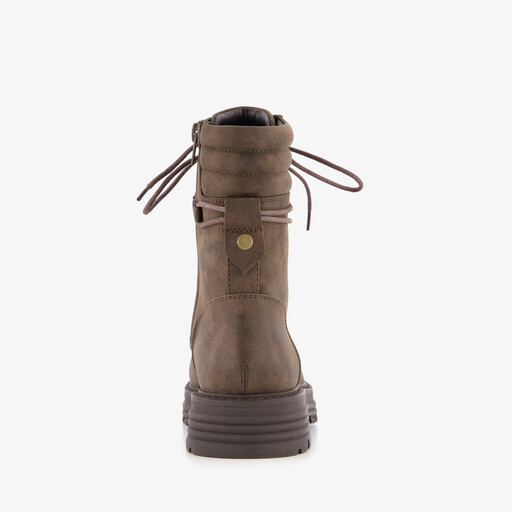 Dames veterboots bruin