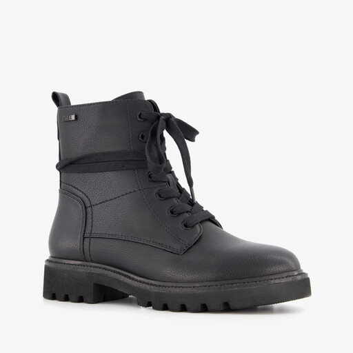 Dames veterboots zwart