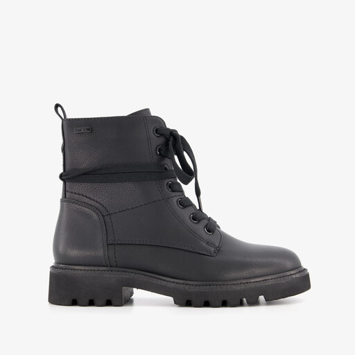 Dames veterboots zwart