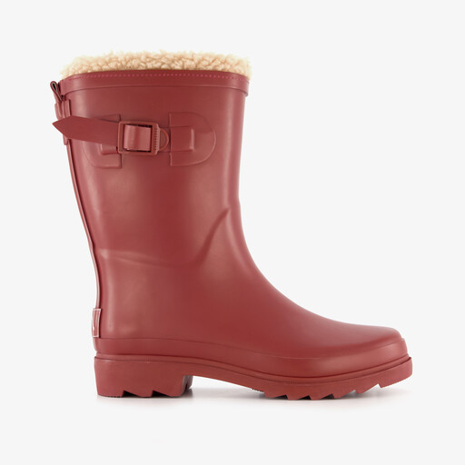 Gevoerde kinder regenlaarzen rood