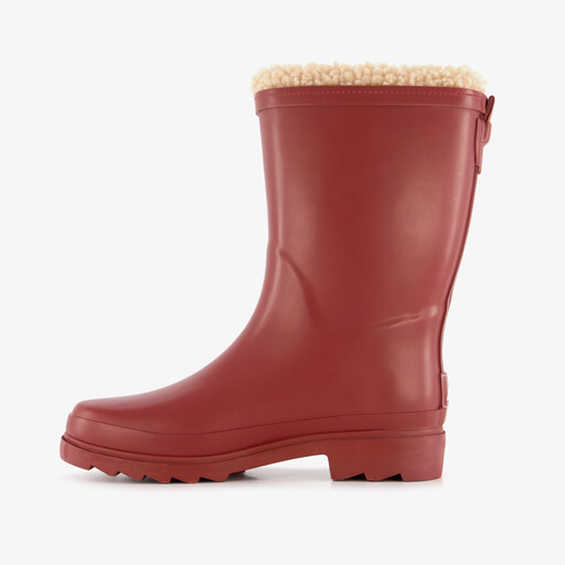 Gevoerde kinder regenlaarzen rood