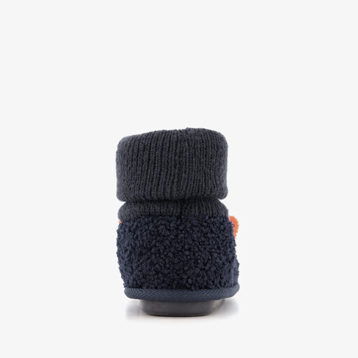 Kinder pantoffels met een vosje blauw