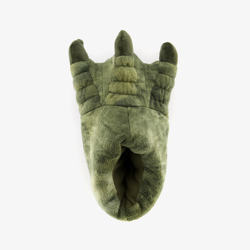 Kinder pantoffels drakenpoot groen