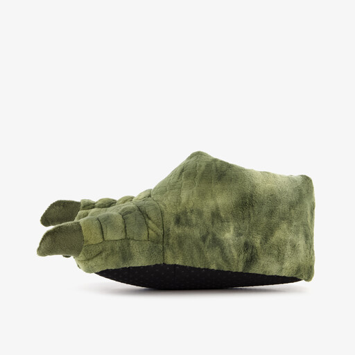 Kinder pantoffels drakenpoot groen