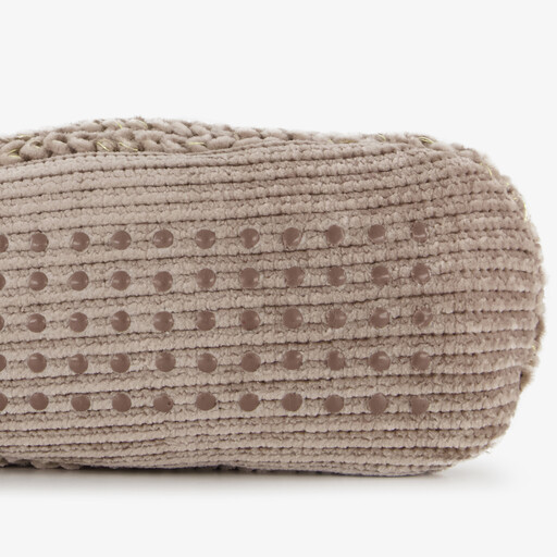 Dames ballerina sloffen bruin