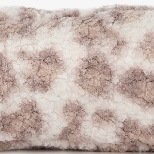 Dames ballerina sloffen beige