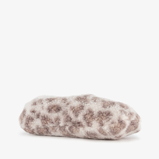Dames ballerina sloffen beige